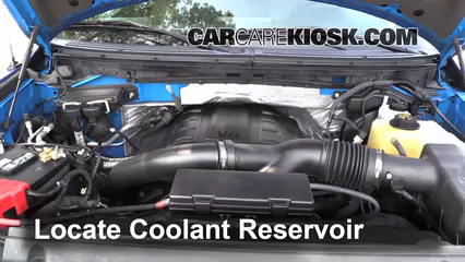 2011 Ford F-150 XLT 3.5L V6 Turbo Crew Cab Pickup Coolant (Antifreeze) Add Coolant